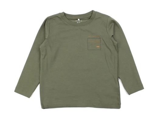 Name It dusty olive printet top